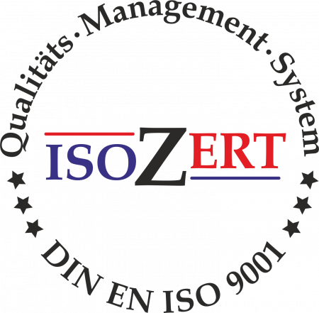 Wir sind nach ISO 9001:2015 zertifiziert.